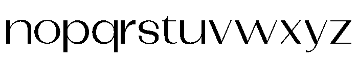 Dietary Expanded Font LOWERCASE