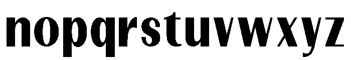 Dietary ExtBd SemiCond Font LOWERCASE