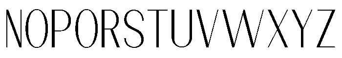Dietary ExtLt SemiCond Font UPPERCASE