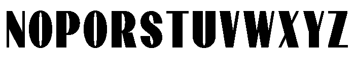 Dietary Extra Black Condensed Font UPPERCASE