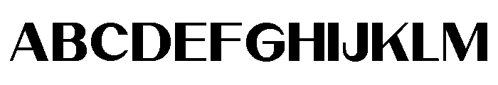 Dietary Extra Black Expanded Font UPPERCASE