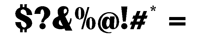 Dietary Extra Black Font OTHER CHARS