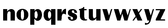 Dietary Extra Black Font LOWERCASE