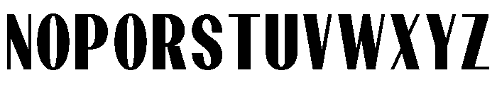 Dietary Extra Bold Condensed Font UPPERCASE