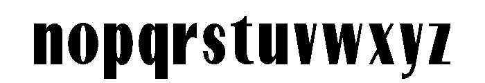 Dietary Extra Bold Condensed Font LOWERCASE