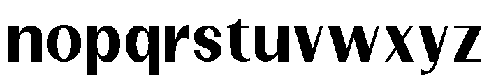 Dietary Extra Bold Font LOWERCASE