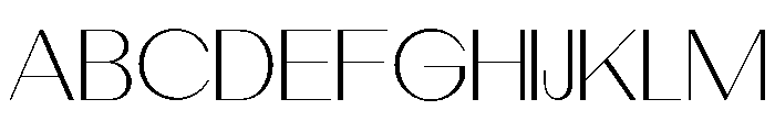 Dietary Extra Light Expanded Font UPPERCASE