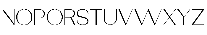 Dietary Extra Light Expanded Font UPPERCASE