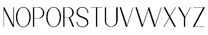 Dietary Extra Light Font UPPERCASE