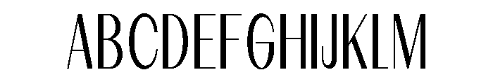 Dietary Light Condensed Font UPPERCASE