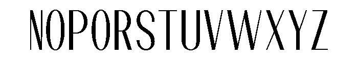 Dietary Light Condensed Font UPPERCASE