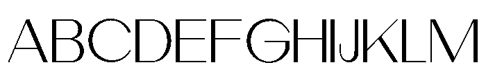 Dietary Light Expanded Font UPPERCASE