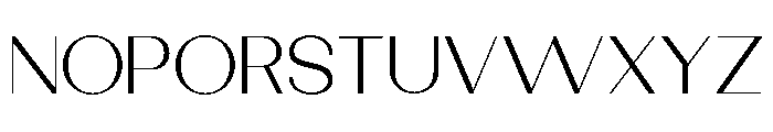 Dietary Light Expanded Font UPPERCASE