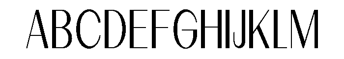 Dietary Light Semi Condensed Font UPPERCASE