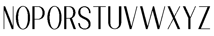 Dietary Light Semi Condensed Font UPPERCASE