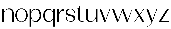 Dietary Light Semi Expanded Font LOWERCASE