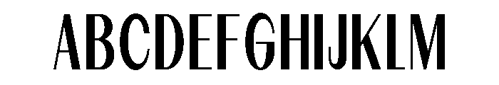 Dietary Medium Condensed Font UPPERCASE