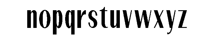 Dietary Medium Condensed Font LOWERCASE