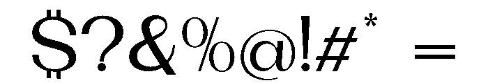 Dietary Medium Expanded Font OTHER CHARS