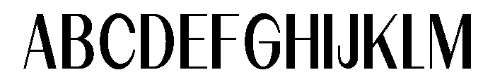 Dietary Medium Semi Condensed Font UPPERCASE