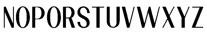 Dietary Medium Semi Condensed Font UPPERCASE