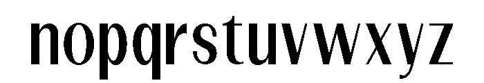 Dietary Medium Semi Condensed Font LOWERCASE