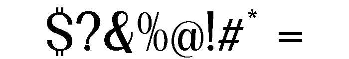 Dietary Medium Font OTHER CHARS