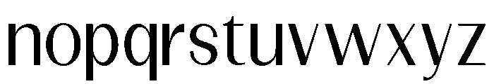 Dietary Regular Font LOWERCASE
