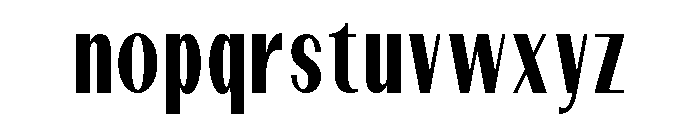 Dietary Semi Bold Condensed Font LOWERCASE