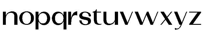 Dietary Semi Bold Expanded Font LOWERCASE