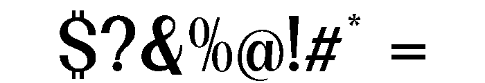 Dietary Semi Bold Font OTHER CHARS