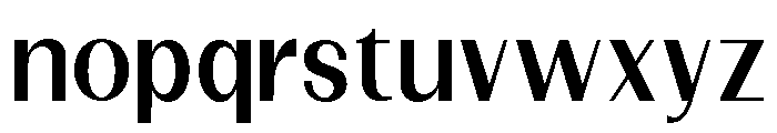 Dietary Semi Bold Font LOWERCASE