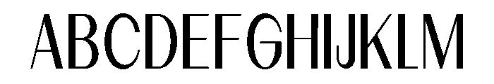 Dietary Semi Condensed Font UPPERCASE