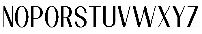 Dietary Semi Condensed Font UPPERCASE