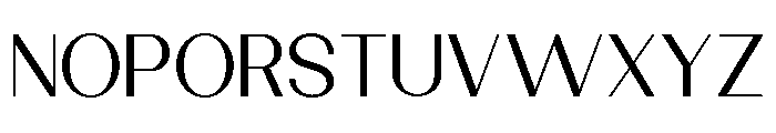 Dietary Semi Expanded Font UPPERCASE