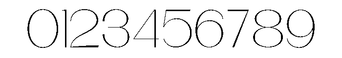 Dietary Thin Expanded Font OTHER CHARS