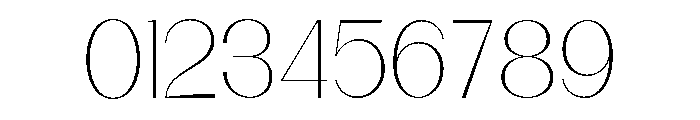 Dietary Thin Semi Expanded Font OTHER CHARS