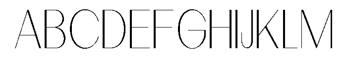 Dietary Thin Font UPPERCASE