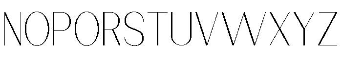 Dietary Thin Font UPPERCASE