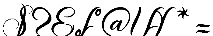 Difarina Sweet Font OTHER CHARS