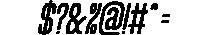 Different Logic Bold Italic Font OTHER CHARS
