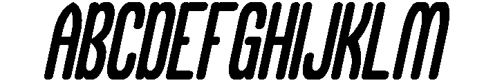 Different Logic Bold Italic Font UPPERCASE