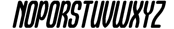 Different Logic Bold Italic Font UPPERCASE