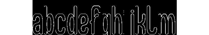 Different Logic-Hollow-Inverse FONT
