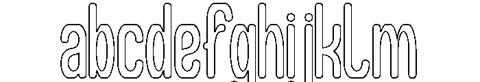 Different Logic-Hollow FONT