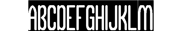 Different Logic-Inverse Font UPPERCASE