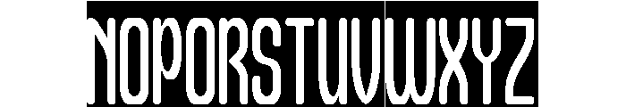 Different Logic-Inverse Font UPPERCASE