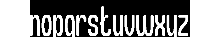 Different Logic-Inverse Font LOWERCASE