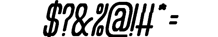 Different Logic Italic Font OTHER CHARS