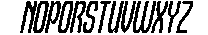 Different Logic Italic Font UPPERCASE